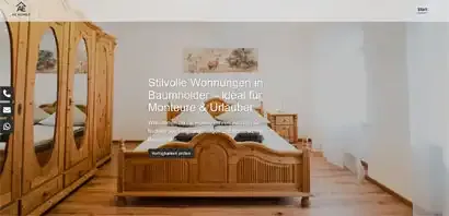die neue Website: AE-Homes.de Ferienwohnungen in Baumholder