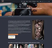 die neue Website: Pistons Tattoo & Piercing Studio
