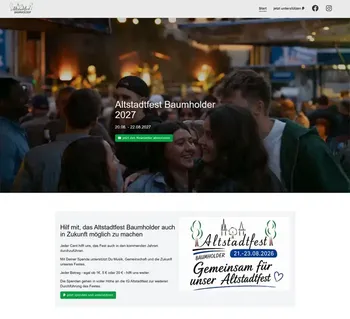 Altstadtfest Baumholder