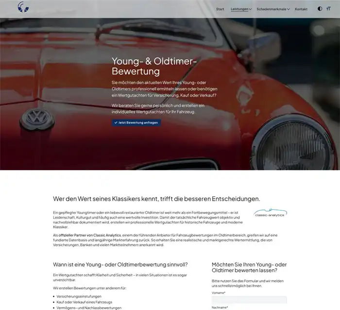 die neue Website: Kfz-Gutachter Armin Heinz Baumholder
